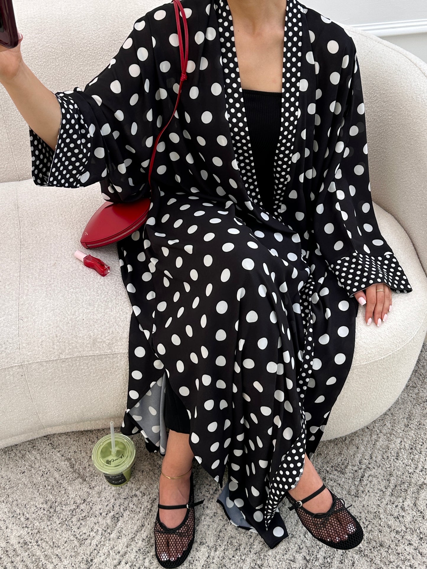 Polka Dot- Black (Shipped 1 week)