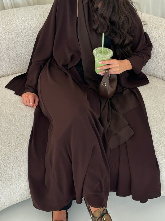 Arwa Pleat | Dark Brown
