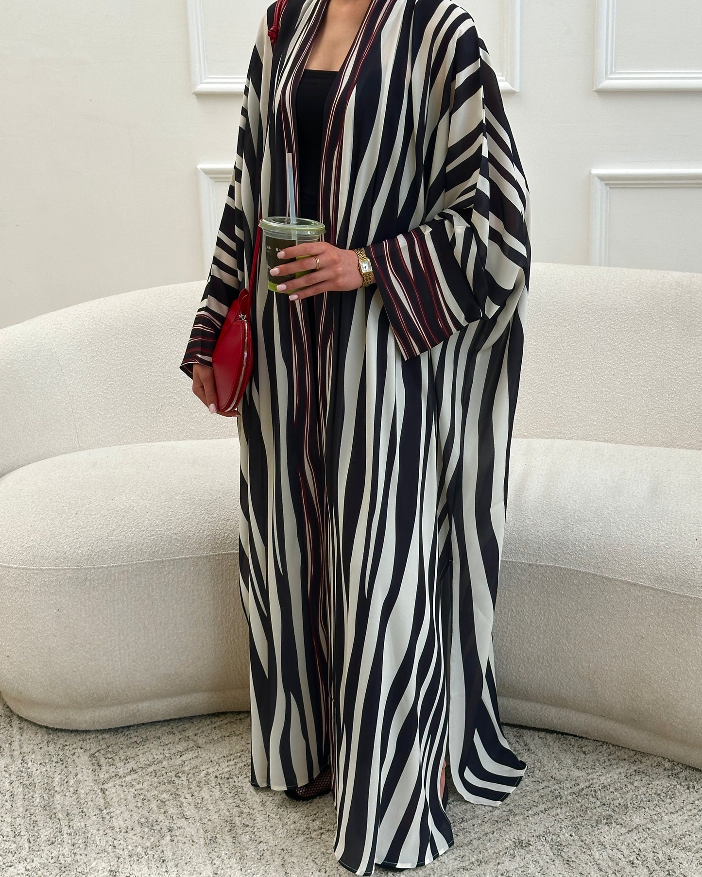 Zebra- Burgundy