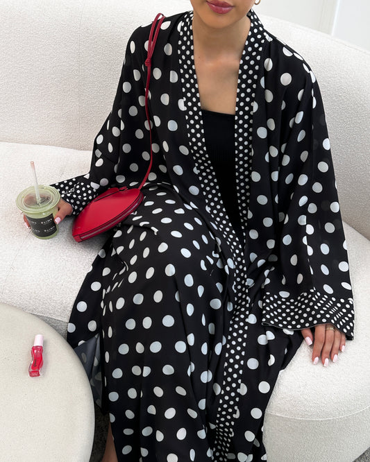 Polka Dot- Black (Shipped 1 week)