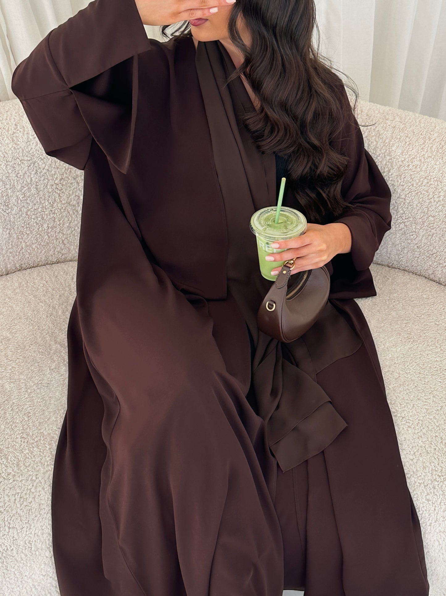 Arwa Pleat | Dark Brown