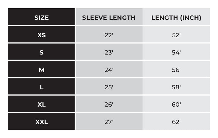 Size Chart – ByMBofficial